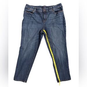 Talbots Plus Size 18W Simply Flattering 5 Pocket Jeans Straight Leg